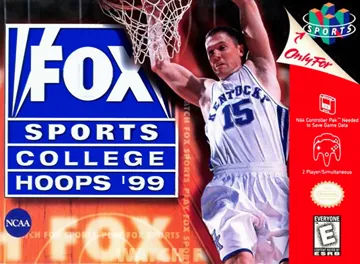 Fox Sports College Hoops '99 (USA) box cover front